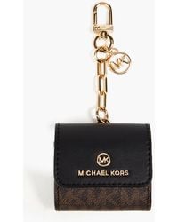 MICHAEL Michael Kors - Printed Faux Smooth And Textured-leather Airpods Case - Lyst
