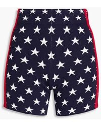 The Upside - All Star Jacquard-knit Cotton Shorts - Lyst
