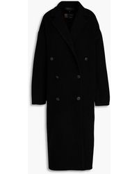 Rag & Bone - Thea Double-breasted Brushed Wool-blend Felt Coat - Lyst
