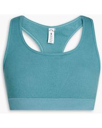 The Upside - Anna Ribbed Jersey Sports Bra - Lyst