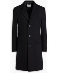 Sandro - Wool-blend Felt Coat - Lyst