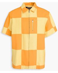 Jacquemus - Checked Cotton-Blend Jacquard Shirt - Lyst