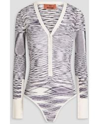 Missoni - Space-dyed Ribbed-knit Bodysuit - Lyst