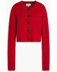 Loulou de Saison - Cropped cardigan "zephir" aus kaschmir - Lyst