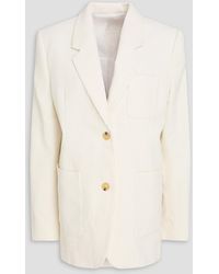 TOTEME - Silk And Cotton-blend Corduroy Blazer - Lyst