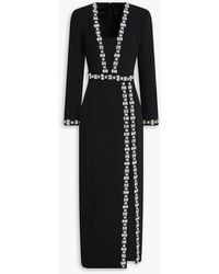 Huishan Zhang - Haven Crystal-embellished Crepe Maxi Dress - Lyst