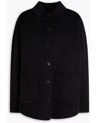 Theory - Wool And Cashmere-blend Shirt Jacket - Lyst