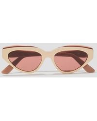 Zimmermann - Oval-Frame Acetate Sunglasses - Lyst