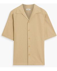 Sandro - Cotton And Linen-Blend Shirt - Lyst