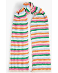 Claudie Pierlot - Striped Knitted Scarf - Lyst
