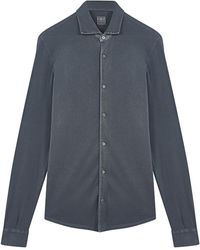 fedeli cotton button down shirt