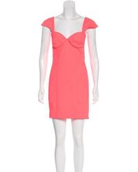 Neon Yellow Knee Length Dress