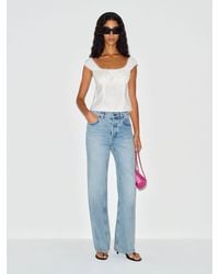 Reformation - Clyde Low Rise Baggy Jean Denim - Lyst