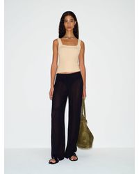 Reformation - Azara Cotton Sweater Tank Top - Lyst