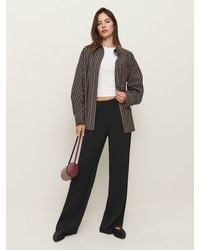 Reformation - Petites Hallie Mid Rise Pant - Lyst