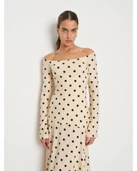 long sleeve maxi dress knit LUCY Silk linen knit maxi dress S