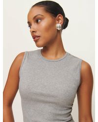 Reformation - Ryland Tank Top Heather - Lyst