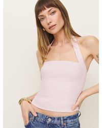 Reformation - Malika Linen Top 10 - Lyst