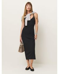 Reformation - Fitted Sleeveless Midi Sweater Dress - Lyst