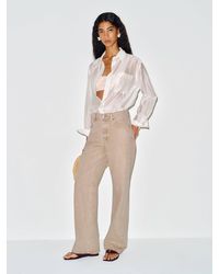 Reformation - Clyde Low Rise Baggy Jean Denim - Lyst