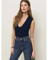 Reformation - Marta Regenerative Merino Sweater Tank - Lyst