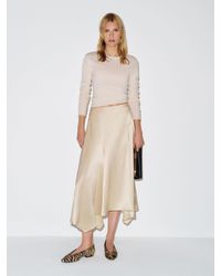 Reformation - Mccall Silk Skirt - Lyst