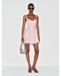 Reformation - Birdie Linen Mini Dress - Lyst
