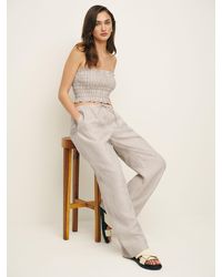 Reformation - Lena Linen Two Piece - Lyst