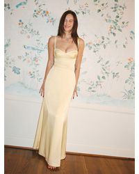 Reformation - Britney Satin Dress - Lyst