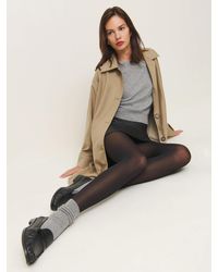 Reformation - Swedish Stockings Svea Sheer Tights - Lyst