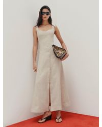 Reformation - Fraise Linen Dress 0 - Lyst