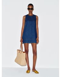 Reformation - Bri Denim Mini Dress - Lyst