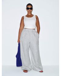 Reformation - Fernando Linen Wide Leg Pant Es - Lyst