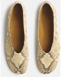 Reformation - Blaine Flat Pale Snake 5 - Lyst