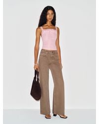 Reformation - Cary Low Rise Slouchy Wide Leg Jeans Denim - Lyst