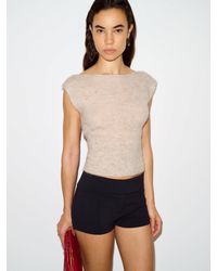 Reformation - Rhiannon Sheer Alpaca Sweater Top - Lyst