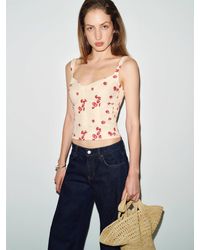 Reformation - Yuri Linen Top - Lyst