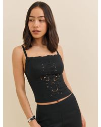 Reformation - Eva Linen Top - Lyst