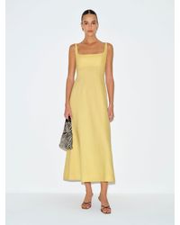 Reformation - Sabine Linen Dress - Lyst