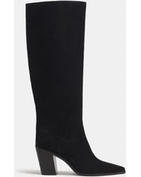Reformation - Dominique High Knee Boot Suede - Lyst