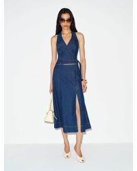 Reformation - Susan Denim Two Piece - Lyst