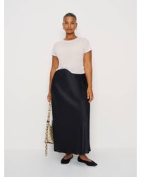 Reformation - Layla Silk Skirt Es - Lyst