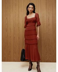 Reformation - Laverna Dress Lace 0 - Lyst
