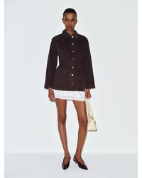 Reformation - Alex Cinched Denim Jacket Deep - Lyst