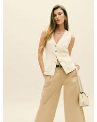 Reformation - Faye Cotton Sweater Vest - Lyst