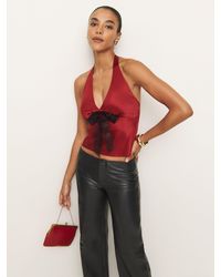 Reformation - Clarissa Silk Top - Lyst