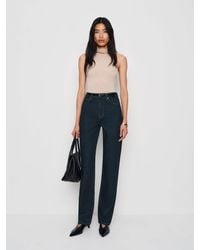 Reformation - Harriet High Rise Relaxed Straight Jeans Denim - Lyst