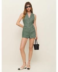 Reformation - Leila Linen Romper - Lyst