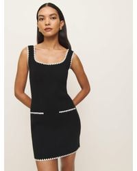 Reformation - Isabelle Regenerative Wool Embroidered Sweater Dress - Lyst