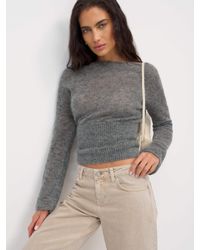 Reformation - Soren Sheer Alpaca Sweater Top - Lyst